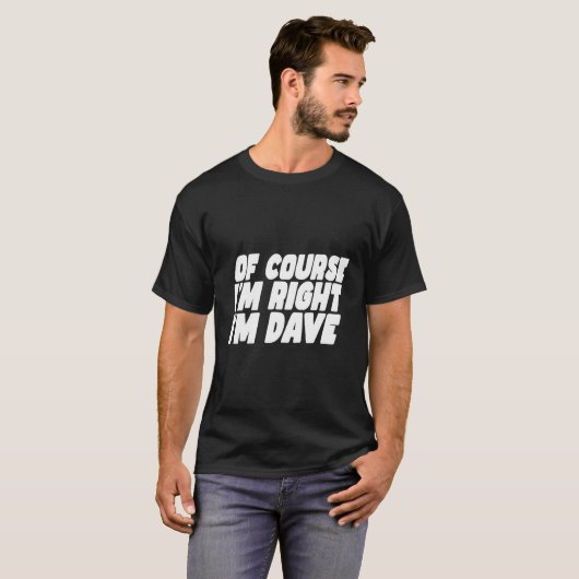 Dave David T-shirt (Voorkant volledig)