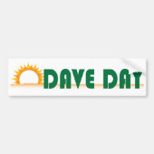 Dave Day (White) Bumpersticker (Voorkant)