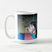 Dave Hawley Grappige Button Gift Horse 15 oz Mok (Links)