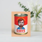 Dave in tomatensaus briefkaart (Staand voorkant)