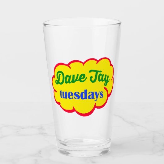 Dave Jay Dinsdag Klassieke Logo Tumbler (Voorkant)