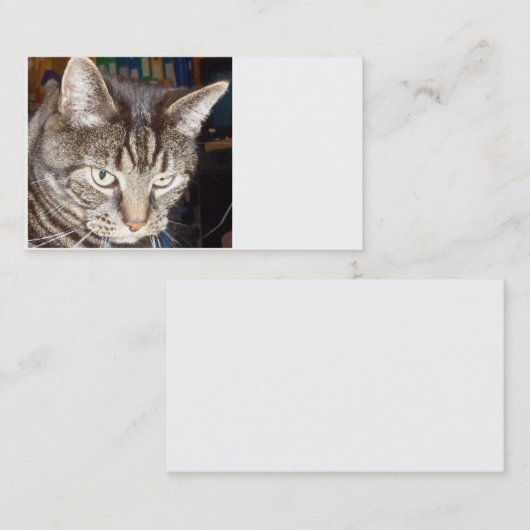 Dave kijkt naar je Visitekaartjes (Voorkant / Achterkant)