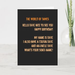DAVE met Zoon John Kaart