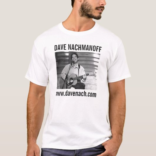 Dave Nachmanoff T-shirt in B&W (Voorkant)