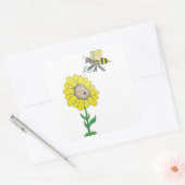 Dave Nation Honey Dripper Vierkante Sticker (Envelop)