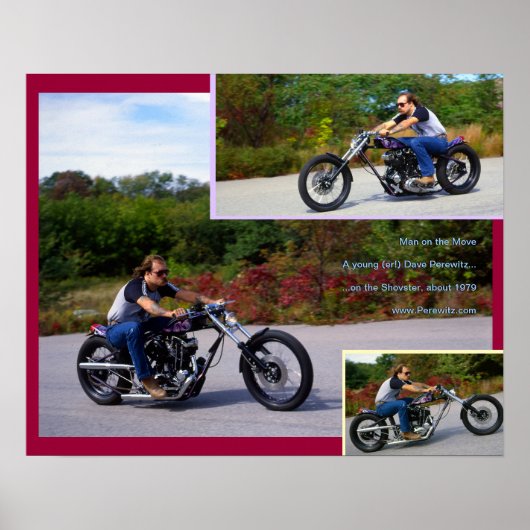 Dave Perewitz op de Shovster Poster (Voorkant)