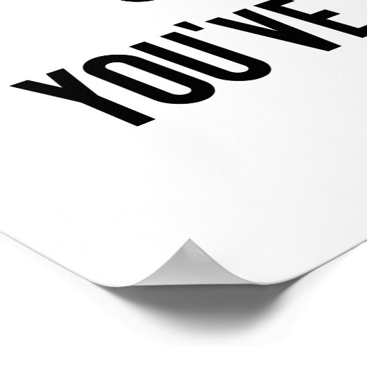 Dave Ramsey Als je iets wilt dat je nog nooit had Poster (Hoek)