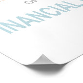 Dave Ramsey "Debt is de grootste vijand" Poster (Hoek)