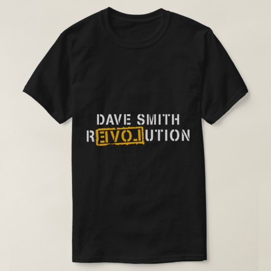 Dave Smith Revolution T-shirt (Design voorkant)