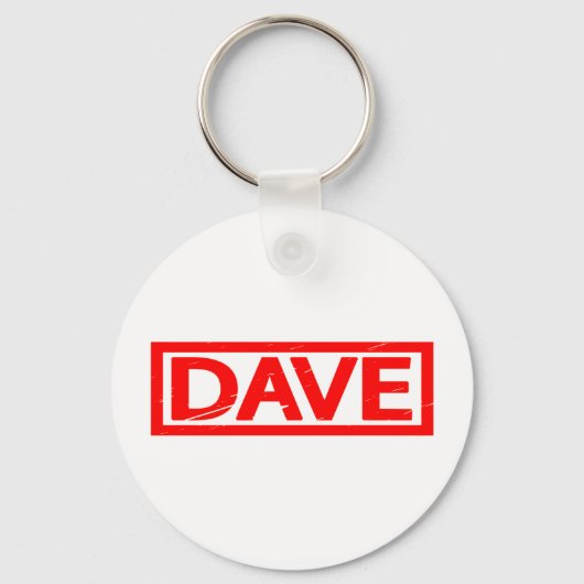 Dave Stamp Sleutelhanger (Voorkant)