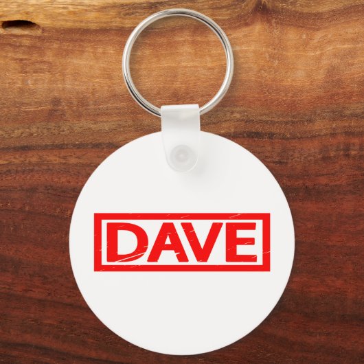 Dave Stamp Sleutelhanger (Voorkant)