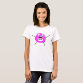Dave the Donut - met naamplaatje T-shirt (Voorkant volledig)