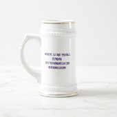Dave The Karaoke Guy "I Survived" Beer Stein Bierpul (Links)