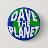 Dave the Planet Button (Voorkant)