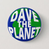 Dave the Planet Button (Voorkant)