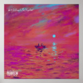 Dave we zijn allemaal alleen in dit gezelschap poster (Voorkant)