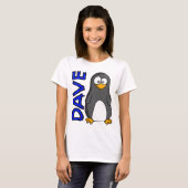 Dave Women's basis t-shirt (Voorkant volledig)