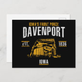 Davenport Briefkaart (Voorkant / Achterkant)