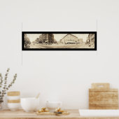 Davenport, foto van Iowa 1907 Poster (Keuken)