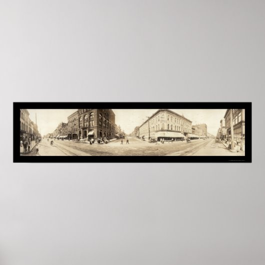 Davenport, foto van Iowa 1907 Poster (Voorkant)