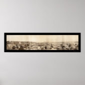 Davenport IA Birdseye Foto 1907 Poster (Voorkant)