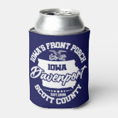 Davenport, Iowa Blikjeskoeler (Blikje Voorkant)