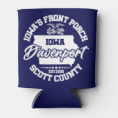 Davenport, Iowa Blikjeskoeler (Voorkant)