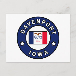 Davenport Iowa Briefkaart