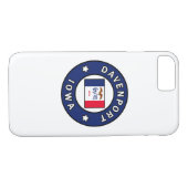 Davenport Iowa Case-Mate iPhone Case (Achterkant (Horizontaal))