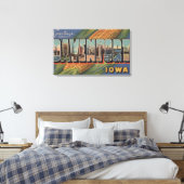 Davenport, Iowa (Corn) - Grote letterscènes Canvas Afdruk (Insitu (Slaapkamer))