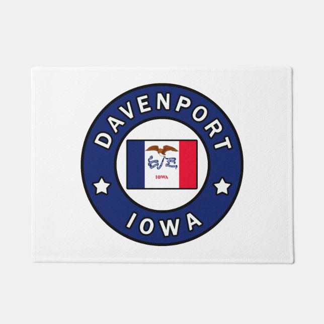 Davenport Iowa Deurmat (Voorkant)