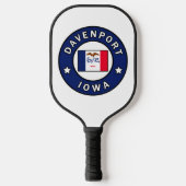 Davenport Iowa Pickleball Paddle (Voorkant)