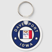 Davenport Iowa Sleutelhanger (Voorkant)