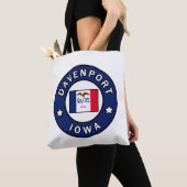 Davenport Iowa Tote Bag (Dichtbij)