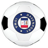 Davenport Iowa Voetbal (Gedraaid)