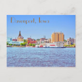 Davenport, Iowa, VS Briefkaart (Voorkant)