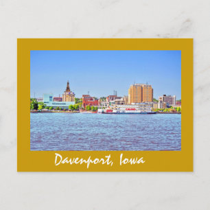 Davenport, Iowa, VS Briefkaart