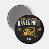 Davenport Magneet (Voorkant / Achterkant)
