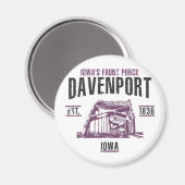 Davenport Magneet (Voorkant / Achterkant)