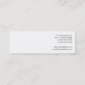 Davenport of Sofa Mini Visitekaartje (Achterkant)