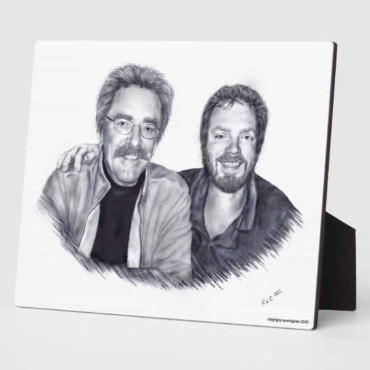 Daves and Son's Plaque Fotoplaat (Zijkant)