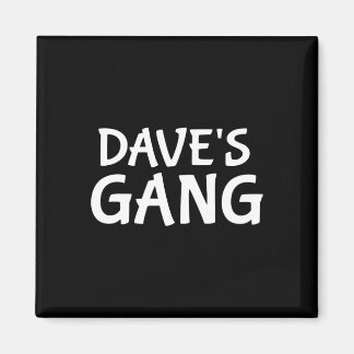 Dave's Bende Voornaam Dave Bachelor Party Wedding Magneet