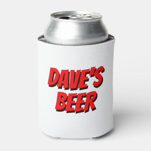 DAVE'S BIER ~ Refashion Me ALSJEBLIEFT! Blikjeskoeler (Blikje Voorkant)