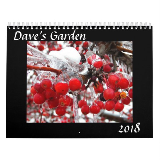 Dave's Garden 2018 Agenda Kalender (Hoes)