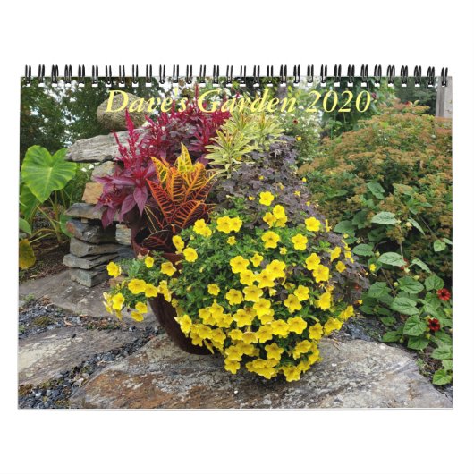 Dave's Garden 2020 de Kalender van de Fotowedstrij (Hoes)