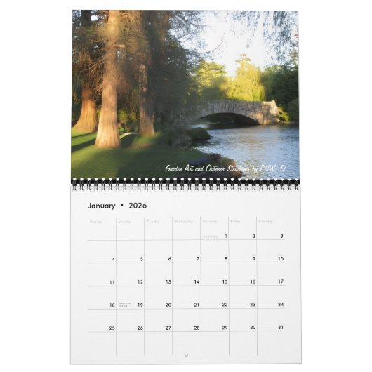 Dave's Garden 2026 Calendar Kalender (Jan 2026)