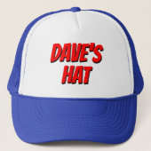 DAVE'S HOED ~ Refashioneer me ALSJEBLIEFT! Trucker Pet (Voorkant)