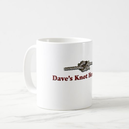 Dave's Knot here Man - Multiproducten Koffiemok (Voorkant links)