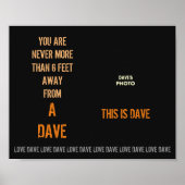 DAVE's Poster (Voorkant)