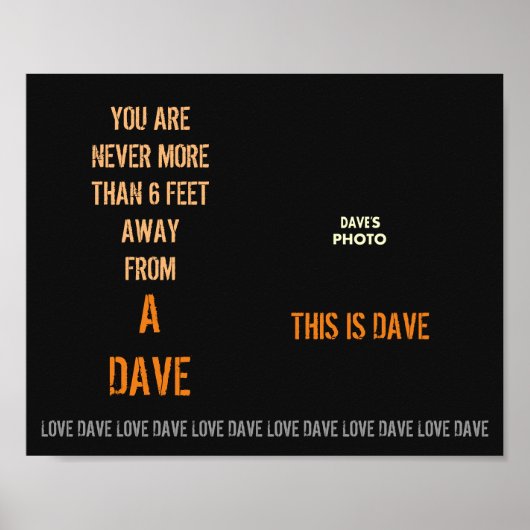 DAVE's Poster (Voorkant)